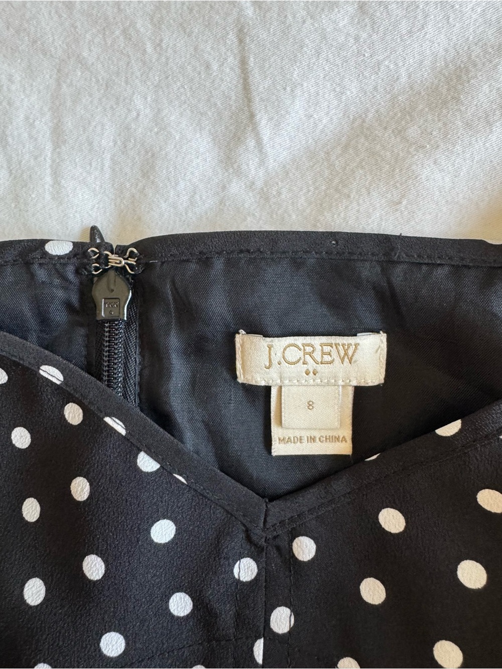 J. Crew Dress with Polka Dots - Picture 3 of 4